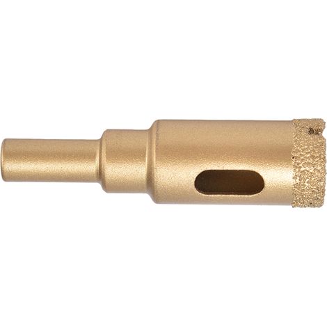 Foret diamanté, scie cloche, outil de perçage et de découpe pour verre et granit, queue ronde de 18 mm (1/5)