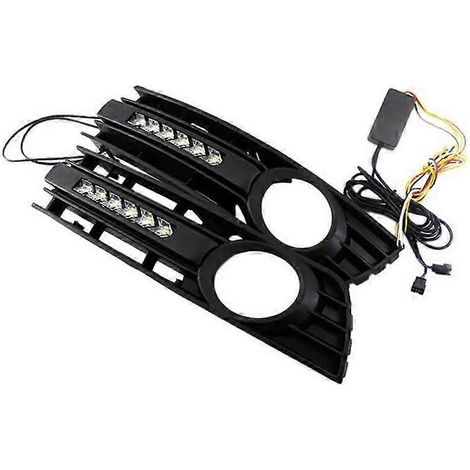 LED-Nebelscheinwerfer-Grill mit Tagfahrlicht für Audi A4 B6 (2001–2005), Teilenummer 8E0807681 8 (1/4)