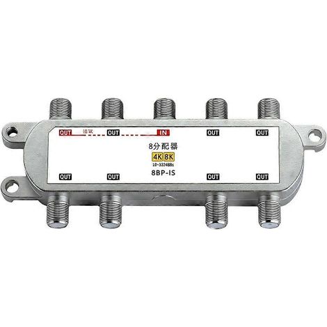 Répartiteur satellite 8 voies 4K 8K 10–3224 MHz, mélangeur et coupleur de signal pour TV satellite/câble (1/5)