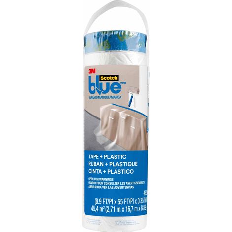 3M PT2093EL-107NEW FILM DE MASQUAGE BLEU (TRANSPARENT) (L X L) 17 M X 2.7 M 1 PC(S) (1/2)