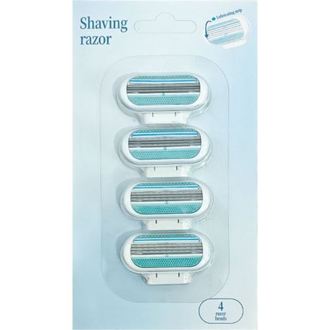 Rasoir Femme 3 Lames Haute Qualité – Acier Inoxydable Doux pour la Peau, Anti-Rayures (4 Lames – Carton Vert Femme) (1/4)