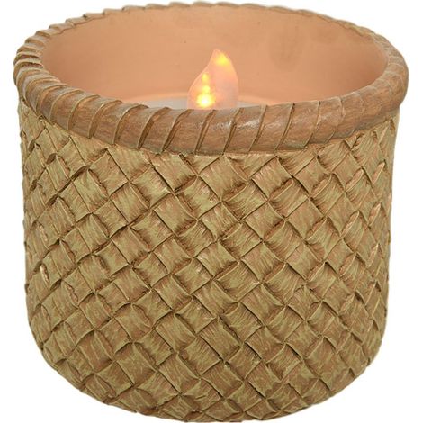 Candela solare effetto fiamma 8 cm 898158