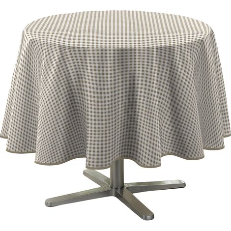 Nappe ronde MINI VICHY, Ø 160 cm, carreaux (1/4)
