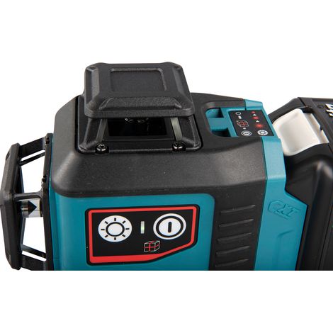 Makita – Niveau laser 12V – Portée 20m – Classe II – 3 lignes laser – Précision ± 1mm – Pour chantiers humides et espaces confinés - SK700D