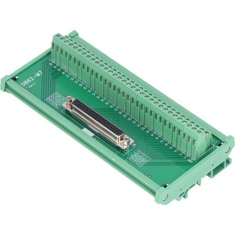 Bornier mâle-femelle, connecteur d'interface, adaptateur à 3 rangées, module de carte de dérivation, DC 60VDB62-G7