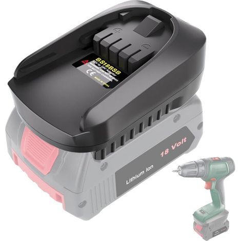 18V Batterie Adaptateur Convertisseur pour Bosch PBA 18V Système Outils sans Fil Compatible avec BAT609 Bosch GBA 18V Batterie à Remplacer pour Bosch PBA 18V Batterie(Non Incluses Batterie) (1/5)