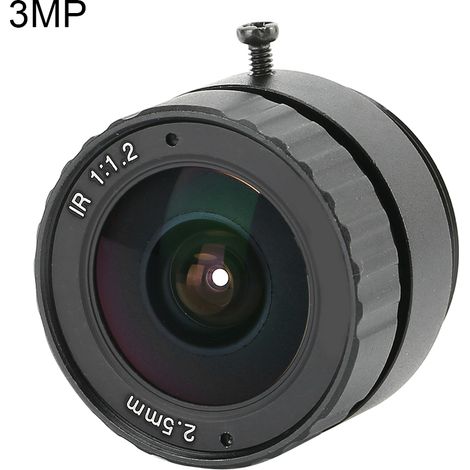 Caméra CCTV HD 3MP, objectif fixe 2.5mm, monture CS, pour système de vidéosurveillance intérieur/extérieur (1/5)