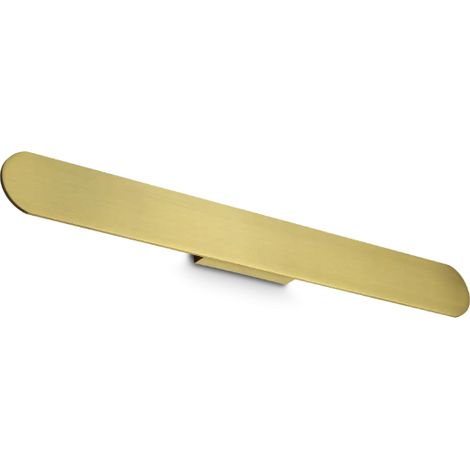 Ideal Lux Applique Moderna Zig Zag 1 luce LED integrato ottone metallo (1/3)