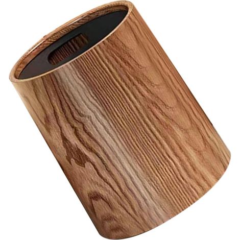 ronde imitation bois de 15 L sans couvercle Grand conteneur