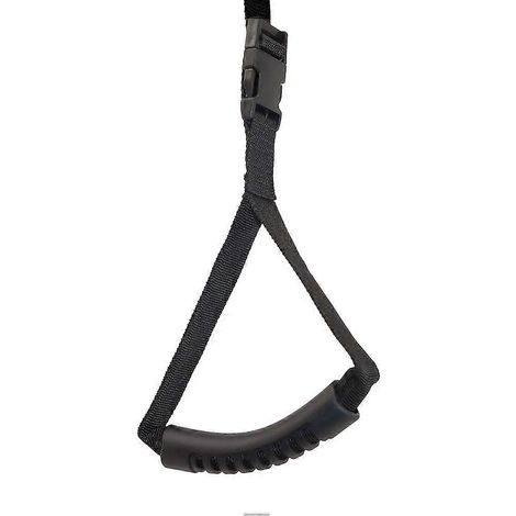 Poignée de maintien de voiture pour personnes âgées, en nylon, avec sangle et support portable.-41.00X12.00X1.00CM-Black (1/4)