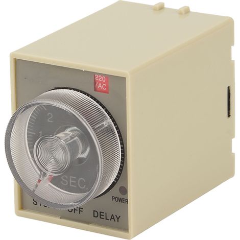 Relais temporisé à temporisation réglable avec coupure de courant, 200-220 V CA, ST3PF, accessoire 6S (1/5)