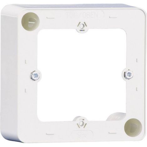 Cadre en saillie BTR NETCOM RAL 9010 R45347 (1/2)