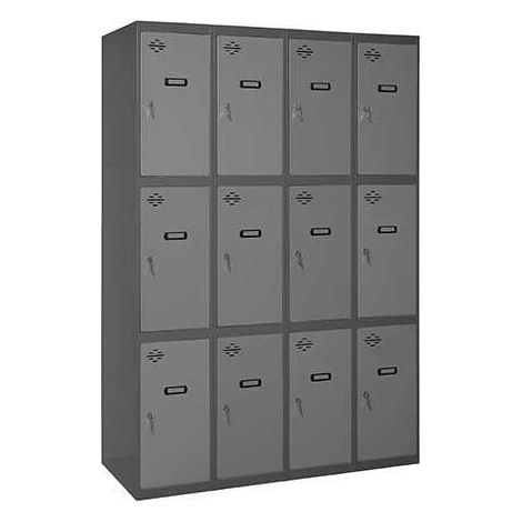 Taquilla 1800x1200x500 SIMONLOCKER PROFESIONAL 3 PUERTA 4/12 300(1200)AN/GR marca SIMONRACK