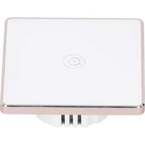 Interrupteur Connecté Blanc WiFi Commande à Distance 100‑240VAC 10A 600W