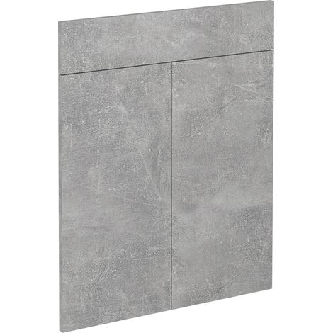 Façade de cuisine R-Line, Béton, 59.6x70.8cm façade de meuble pour meuble bas à tiroirs, Vicco (1/5)