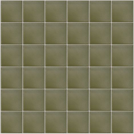 Mosaïque de grès cérame PICCOLO SILK 5x5cm (finition satinée) -  Seaweed green - -  209 - Seaweed green - boîte de 0.93 m2