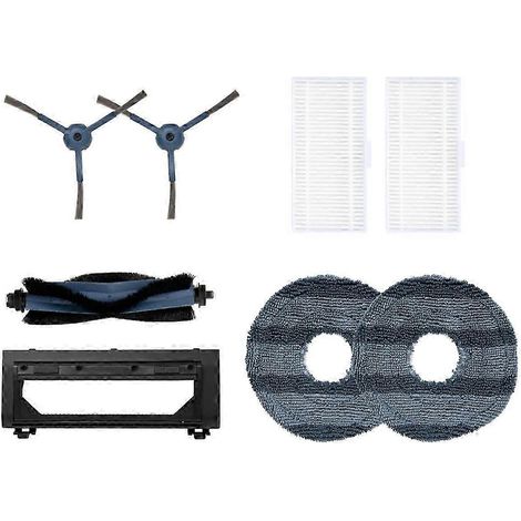 Pièces de rechange et accessoires pour la brosse latérale principale et le chiffon de nettoyage de l'aspirateur robot Eufy Omni C20 (1/5)