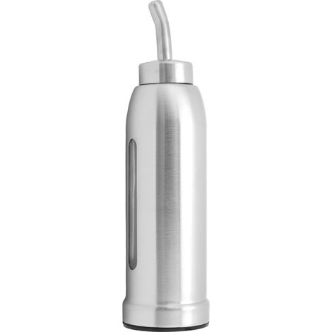 Olivenöl-Spenderflasche aus Edelstahl 304, Essigkaraffe mit Ausgießer, transparentes Sichtfenster für Küche/Restaurant, Typ 3 (1/5)