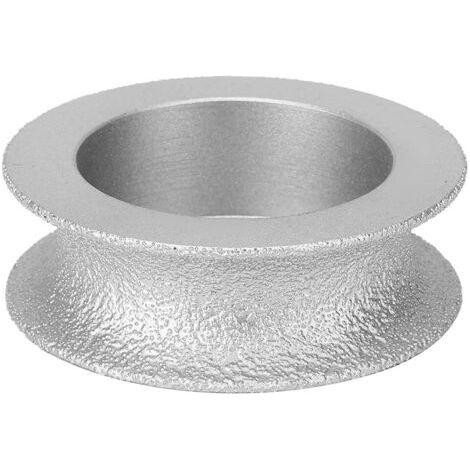 BUNTHAUS Hocheffiziente Diamantschleifscheibe, gelötetes Diamantschleifen, Schleifscheibe für Winkelschleifer, verschleißfestes Schleifwerkzeug 7,3 cm für Stein, Keramik, Glas (konkave Schleifscheibe  (1/5)