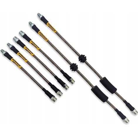 Kit tubi freno in teflon intrecciato in acciaio per BMW E32 (1/5)