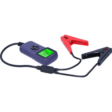 Testeur de Batterie Voiture Numérique A300 - Analyseur LCD pour Diagnostic Auto - Outil de Test Violet (1/5)