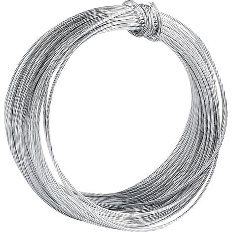 32.5 feet/10 m Wire for Hanging Photos, Stainless Steel Heavy Duty Metal Cable for Photo Frame Illustration and Picture Hanging (1 mm/0.06 inch) (1/5)