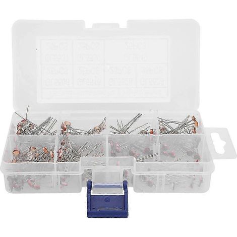 175-teiliges Set mit Mini-Fotowiderständen GL5506, GL5516, GL5526, GL5528, GL5537, GL5539 und GL5549, viele lichtempfindliche LDR-Sensoren, lichtabhängige Widerstände für Elektronikprojekte, vielfälti (1/4)