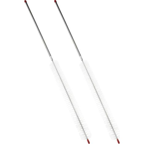 Long Handle Cleaning Brushes 2 Pieces Stainless Steel for