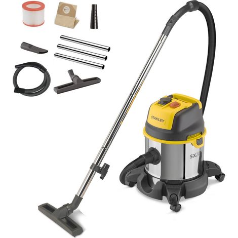 Aspirateur Eau et Poussière Stanley SXVC20XTE Puissance absorbée 1400 W, Capacité cuve 20 l