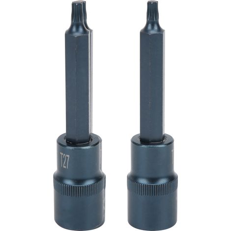 Embout de tournevis étoile haute précision en acier allié S2 pour clé à main 100xT27
