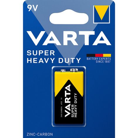 VARTA BATT SUPERLIFE ZINCO 9V BL 1 PZ Q.TA 10