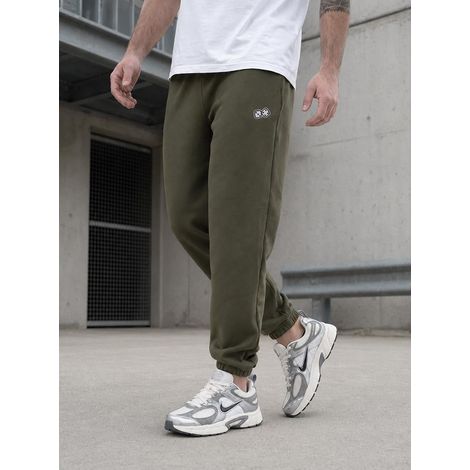 Pantalon de survêtement Lucky Dice Small Dice XL Premium pour homme, olive/blanc (1/5)