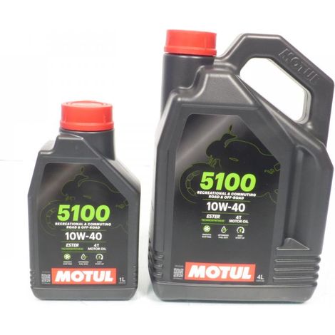 Schmiermittel und Pflege Motul für Auto Motul 5100 10W40 4T 4+1L (1/2)