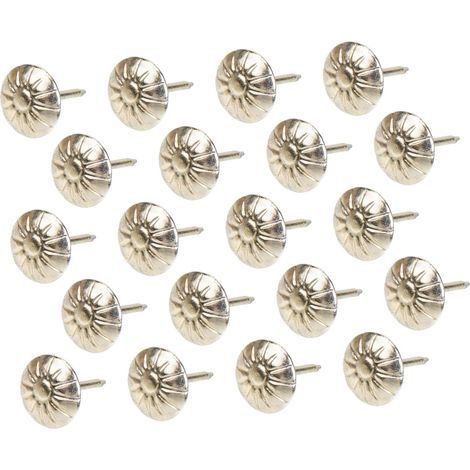 1000 piezas de chinchetas adhesivas TACS para colgar en la pared, tachuelas para tapicería, pasadores de latón antiguo, estilo retro, redondos, estéticos para dormitorio. (1/5)
