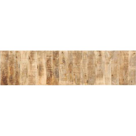 Cabecero de cama 200 cm madera maciza de mango rugoso vidaXL (1/5)