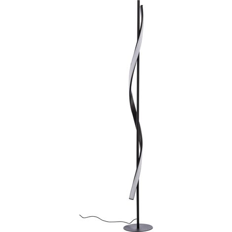 [GEBRAUCHT] B-Ware Lindby Stehleuchte Lampe Munja LED dimmbar schwarz warmweiß 150cm Metall 2780lm (1/2)
