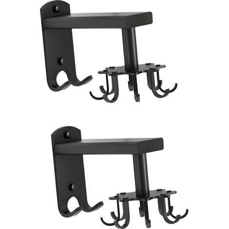 2 juegos de ganchos giratorios para cocina, ganchos de pared para colgar sin clavos, ganchos de elevación, perchero Drop Shot, perchero de pared (1/5)