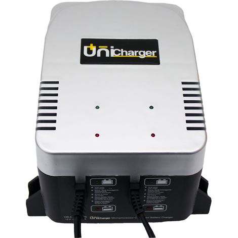 CARICABATTERIA MANTENITORE 'MUTICHARGER 2' in da 100V a 240V - out 2 uscite 12V, 2A - Senza Marca