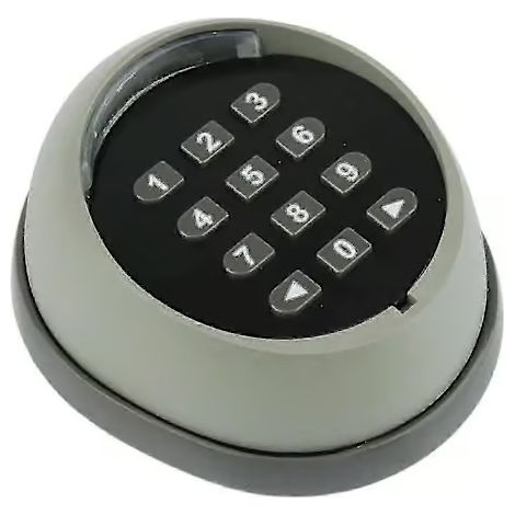 Clavier métallique sans fil à code tournant 433 MHz pour ouvre-porte de garage et contrôle d'accès