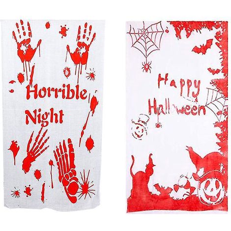 2 Halloween-Vorhänge für Halloween-Dekoration (1/3)