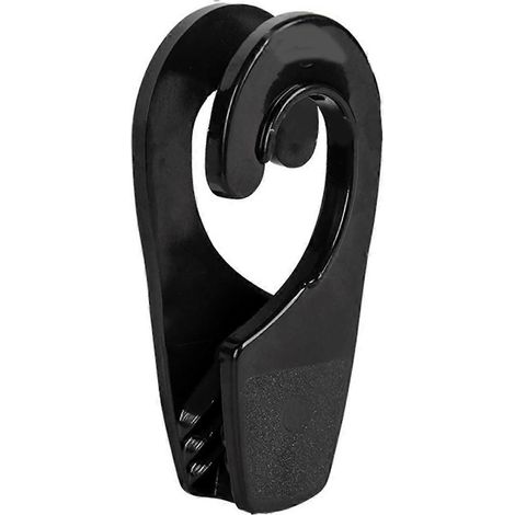 Crochet de suspension pour bateau à fixation sur rail, clip de dégagement rapide, clip de réglage polyvalent professionnel, clip de ligne 32 mm noir (1/5)
