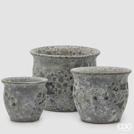 EDG Vaso Cachepot Bombato H 24 (1/5)