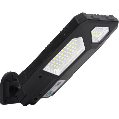 Solarbetriebene Außenleuchte mit Bewegungsmelder, IP64 wasserdicht, 88 LEDs (2835) mit Fernbedienung für Wege und Zäune (1/5)