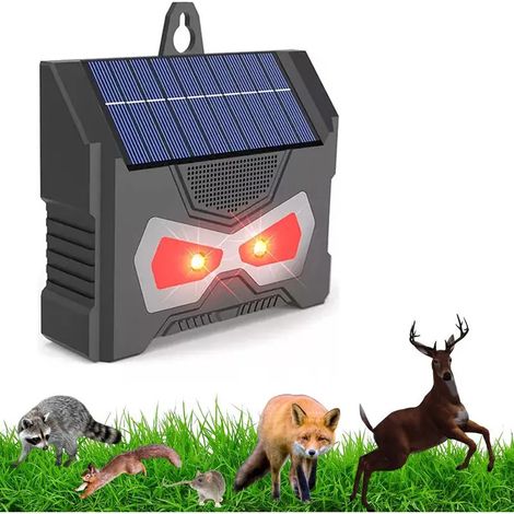 Effaroucheur solaire pour chats de jardin lectroniques et (1/5)