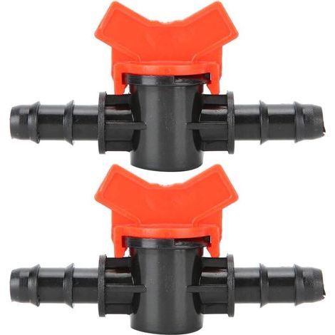 2 pcs soupapes de régulateur de réservoir de Poissons,Contrôleur de débit d'eau Tube Pipe Connector Aquarium Accessoires de Pompe à air Aquarium Fish Tank Vannes de régulation(10mm) (1/5)