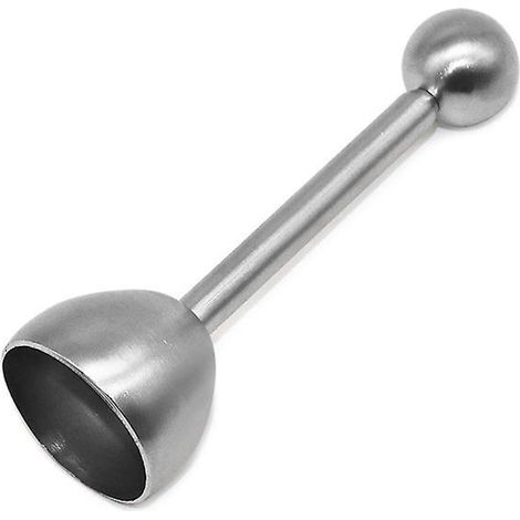 Eierschneider aus Edelstahl, 1-teiliger silberner Eierschalenöffner, schneidet harte und weiche Eierschalen, Eierschalentrenner (1/5)