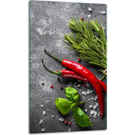 GLASPLATTE, TISCHPLATTE 30x52 CHILLI (1/5)