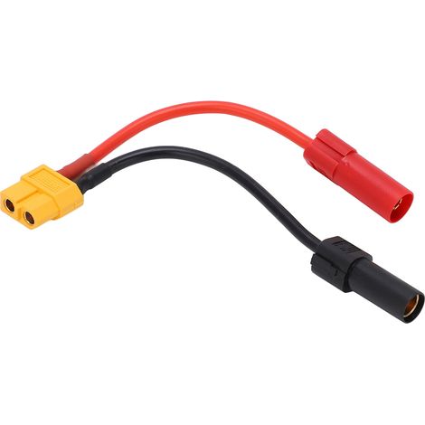 Adaptateur câble XT60 femelle vers XT150 133mm/5.2in pour voiture avion bateau RC (1/5)