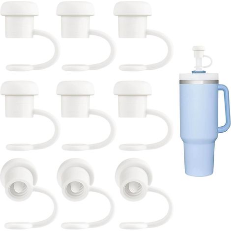 9stk Silikon Strohhalm Abdeckung für Stanley Tumbler 40/30 Oz (1/5)