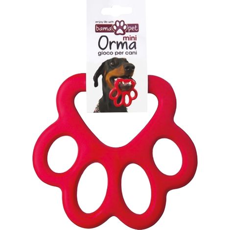 Gioco per Cani Mod x H. Bama Orma Mini Ø 8,5 x 8 0,9 cm